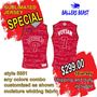 Picture of Lot of 10 Basketball Jersey Fully Decorated in a Sublimated Design. Style 5551 Special.