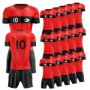 Picture of Lot of 15 Soccer Apparel (Jersey and Shorts) Custom Made for You with Numbers and Logo on Jersey. Style 109. Special