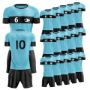 Picture of Lot of 15 Soccer Apparel (Jersey and Shorts) Custom Made for You with Numbers and Logo on Jersey. Style 109. Special
