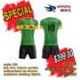 Picture of Lot of 20 Soccer Apparel (Jersey and Shorts) Custom Made for You with Numbers and Logo on Jersey. Style 109. Special