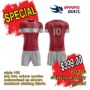 Picture of Lot of 20 Soccer Apparel (Jersey and Shorts) Custom Made for You with Numbers and Logo on Jersey. Style 109. Special