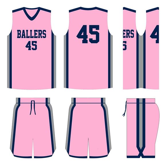 basketball jersey design pink