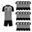 Picture of Lot of 15 Unisex Soccer Apparel (Jersey and Shorts) Custom Made for You in Any Ten Sizes with Numbers and Logo. Style 218