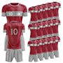 Picture of Lot of 20 Soccer Apparel (Jersey and Shorts) Custom Made for You with Numbers and Logo on Jersey. Style 109. Special