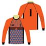 Picture of Goalie Jersey with Padded Elbows, Lightweight Fabric, US Standard Size & Full Sleeves Unisex Soccer Shirt