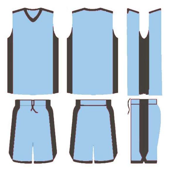 Picture of Basketball Kit Style 514 Blank