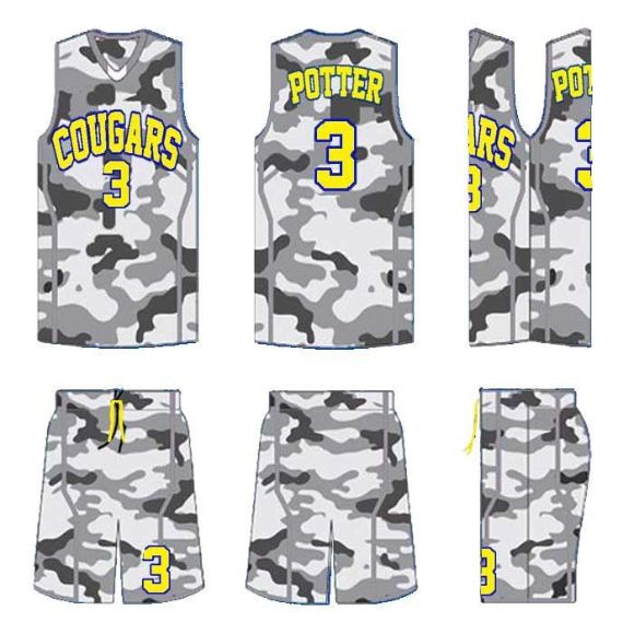 Picture of Basketball Kit Style 555 Custom