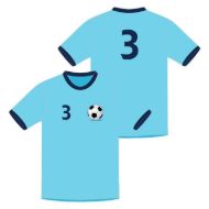 Picture of Soccer Game Jersey Style WB 620 Custom