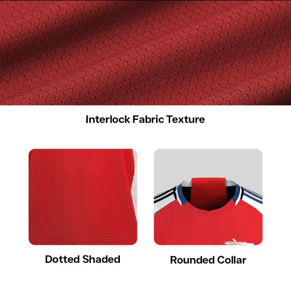 Picture of Arsenal Jersey 2024-25 Home Colors Soccer Jersey, Lightweight Play Fresh™ Fabric, US Standard Size, Unisex Fit.