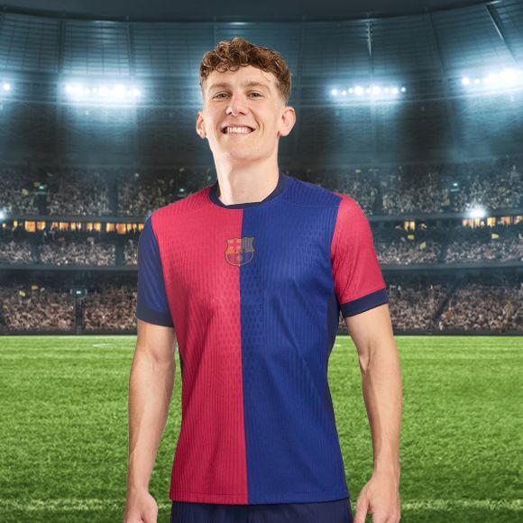 Picture of Barcelona Jersey 2024-25 - Soccer Jersey for Men, Lightweight Play Fresh™ Fabric, Unisex Fit, Sublimated Design