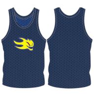 Picture of Custom Made Sleeveless Training Vest with Center Chest Club Logo. Style 905-02.